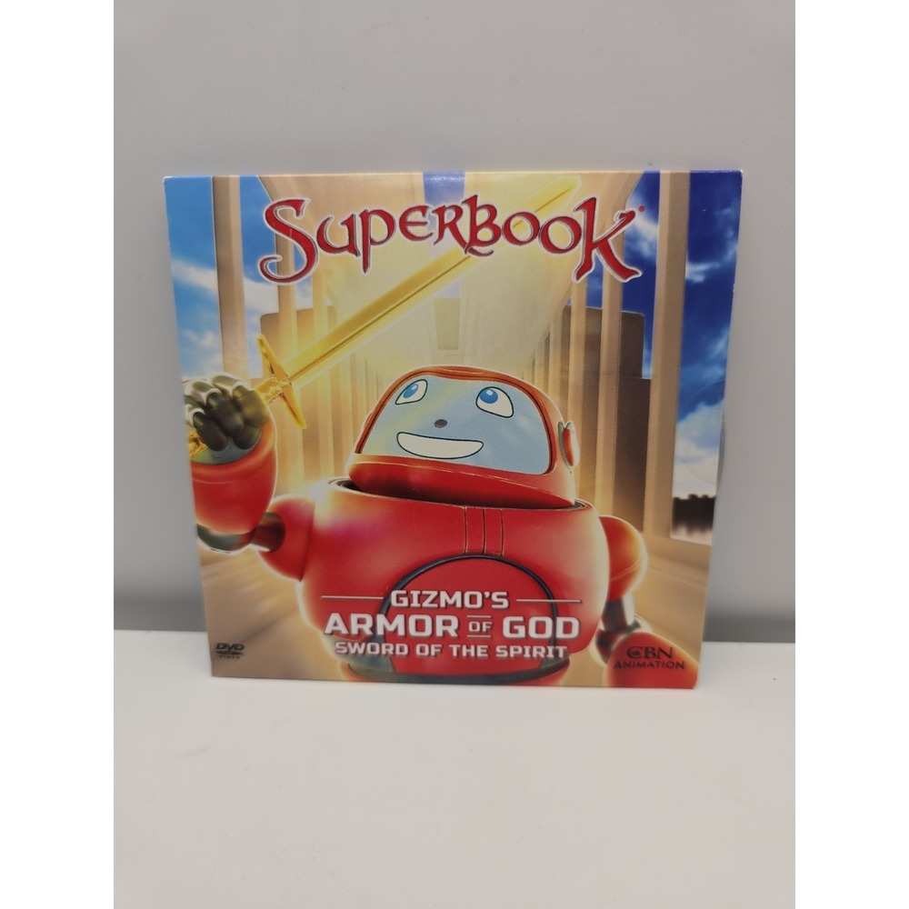 SuperBook Gizmo's Armor Of God Sword Of The Spirit DVD CBN Animation Kids Video
